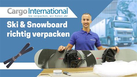 Snowboard, Ski & Surfbrett versenden .